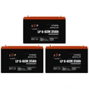 Тяговий акумулятор agm lp 6-dzm 12v 35ah для скутера коляски