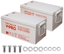 2x глибокий цикл вольт батарея польща vpro 260ah ups інвертор конвертер