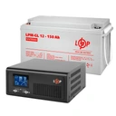 Комплект аварийного источника питания ибп + гелевый аккумулятор 430ва 300вт 1800втч