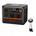 Электростанция bluetti ac60p 504wh 600w без запаха + бесплатная уличная лампа
