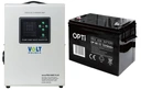 Акумулятор volt polska agm opti 12v 90ah + блок живлення ups volt polska 3spm09012m 900 va 600 w