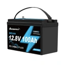 Аккумулятор 12 в 100 ач ameisentech lifepo4 bms аккумуляторы