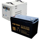 Джерело безперебійного живлення ups вольт польща 1500 va 1000 w батарея 100ah