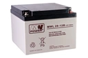 Mwl 28-12b agm батарея 12v 28ah mw power