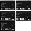 5x agm green cell 12v 24v 36v 48v 60v 9ah автомобільний скутер велосипед ups сонячні панелі