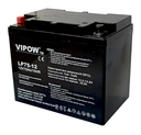 Гелевий акумулятор vipow 12v 75ah agm vrla джерело живлення для ups печі сигналізації