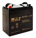 Гелевая батарея agm, 55 ач, 12 в, для аварийного электропитания, 10 лет, glp 55-12