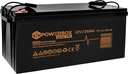 Необслуживаемый аккумулятор powerbox tpl 250-12 vrla agm 12v 250ah длительный срок службы