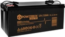 Необслуживаемый аккумулятор powerbox tpl 220-12 vrla agm 12v 220ah длительный срок службы