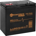 Необслуживаемый аккумулятор powerbox tpl 55-12 vrla agm 12v 55ah длительный срок службы