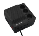 Стабилизатор напряжения powerwalker avr светодиодный 220/230/240 в 600 ва 3 x schuko