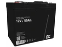 Акумулятор greencell agm49 55ah 12v