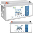 Lifepo4 bms акумулятор 150ah 25.6v 150a необслуговуваний для човна-кемпера