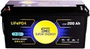Літієва батарея lifepo4 12v 200ah для кемпера на човні ups bt lock