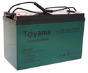 Toyama lc 100ah 12 в свинцово-угольный аккумулятор глубокого разряда