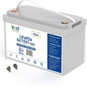 Джерело аварійного живлення від батареї po4 вольт 12v 100ah (150a) з bms