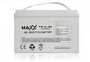 Гелевая батарея maxx 12-fm-100 12 в 100 ач для лодки-кемпера 30 кг