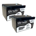 2x agm батареї 12v 14ah biaks (розміри 10ah 12ah 15ah) для камер відеоспостереження