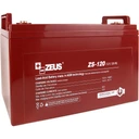 Необслуживаемый аккумулятор 120ач/12в zeus