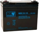 Аккумулятор agm аккумулятор vrla mw power 33ah 12v mw33 mw33-12 вилочные погрузчики ибп сигнализация