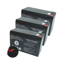 3x agm гелевий акумулятор 12v 9ah cssb (розмір 7ah 7.2ah) для автомобіля ups велосипед