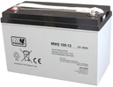 Акумуляторна батарея промислова mwpower mws 100ah 12v 100-12 mws100-12 піч