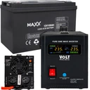 Джерело живлення sinus pro 1000e black + акумулятор 100ah