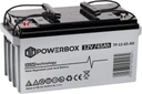 Необслуживаемый аккумулятор vrla agm powerbox 12 в 65 ач, аварийный источник питания
