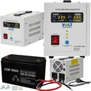 Аварийный источник питания ибп аварийный источник питания для печи 800e 12 в + 100 ач agm