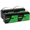 4шт lifepo4 аккумулятор 12в 100ач домашний источник бесперебойного питания