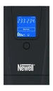 Джерело безперебійного живлення ups newell force li-1000 1000va 500w rj45 2x schuko
