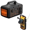 Портативна електростанція 510.6wh 800w 2x ac + радіо аварійне живлення