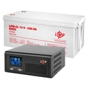 Комплект аварійного живлення ups + гелева батарея 1000va 600w 2400wh
