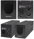 Джерело безперебійного живлення ups qoltec 1500w/900w 2x 9ah комп'ютерний маршрутизатор зарядний пристрій