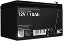 Agm батарея зелений елемент 12v 10ah електромобілі ups сонячна 151x98x95