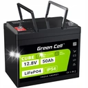 Литиевая батарея lifepo4 с зеленым элементом 12,8 в, 50 ач, фотоэлектрический лодочный двигатель