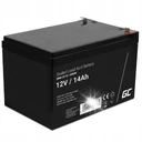 Аккумулятор green cell agm 12 в 14 ач для ибп, игрушек, тракторов, газонокосилок, велосипедов