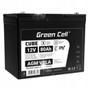 Зелена батарея agm 12v 80ah фотоелектричні ups візки скутери