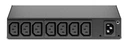 Разветвитель питания apc pdu, 8 слотов, черный, 1u