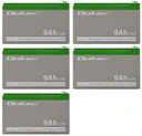 5x agm акумулятор qoltec longlife 12v/24v/36v/48v/60v 9ah автомобільний велосипед