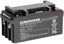 Europower eps series agm акумулятор 12v 65ah (термін служби 8-12 років)
