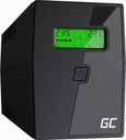 Источник бесперебойного питания ups green cell line-interactive lcd 800va 480w