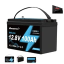 Аккумулятор lifepo4 12 в 100 ач с аккумулятором солнечной энергии bms