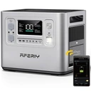 Aferiy-p210 портативна електростанція 2400w 2048wh lifepo4 ups - срібло