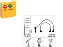 NGK769(iMOTO) - Комплект проводов зажигания opel astra f calibra + комплект драйвера №37