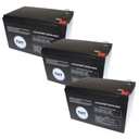 3 аккумулятора agm 12 в 14 ач tmt ups сигнализация видеонаблюдения для велосипеда и автомобиля