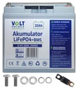Аккумулятор вольт польша lifepo4 12.8v 20ah (20a) 2.1kg фотоэлектрический катер