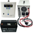 Комплект аварийного электропитания печи батарея ибп 12 в 100 ач sinus pro 1500e