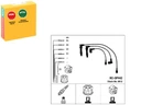 NGK812/RS3 - Кабелі запалювання ngk zef997 300890997 300679 495