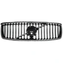 V12139 - Volvo xc90 2019 глухая передняя решетка черный/хром + отверстие для камеры